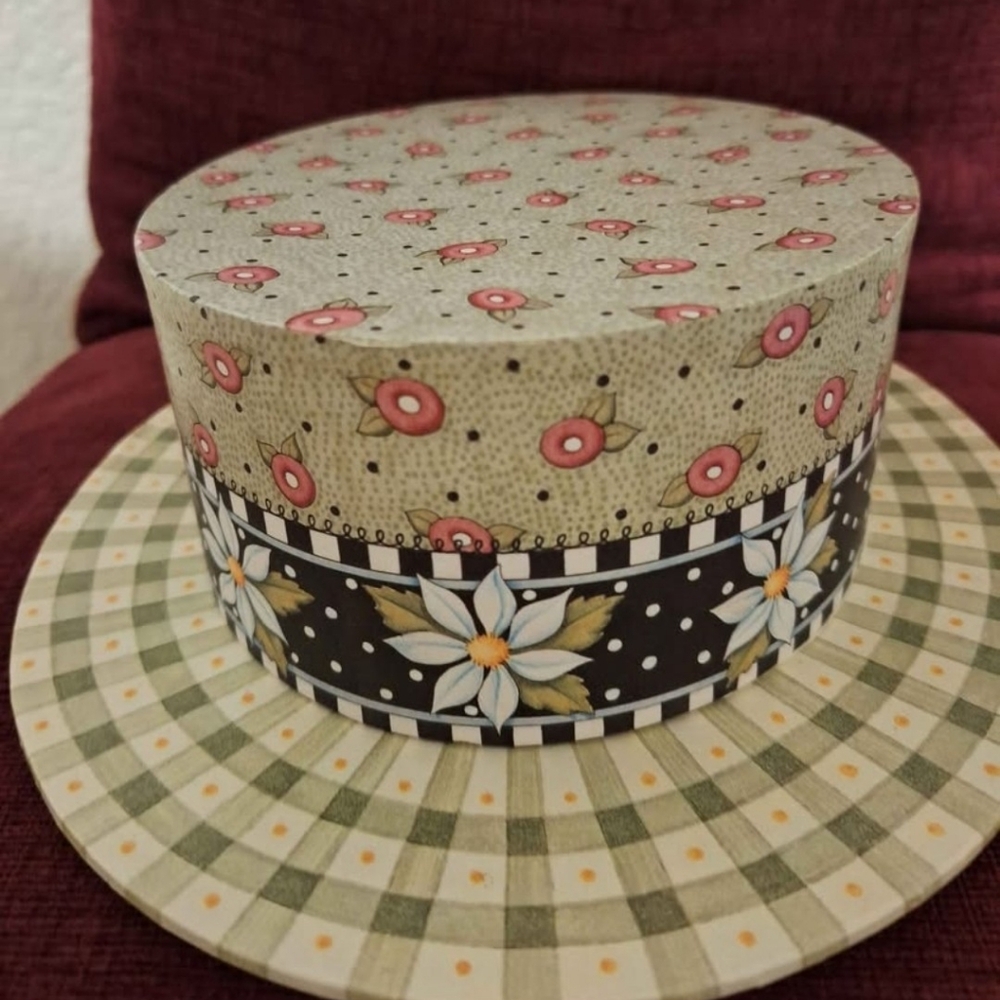 MARY ENGELBREIT HAT BOX Great Gift Box For Mother's Day Gift - Picture 2 of 11
